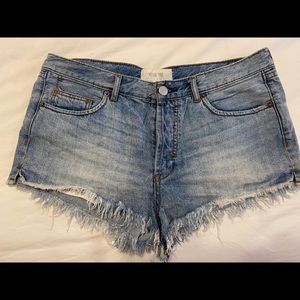 Free people denim shorts